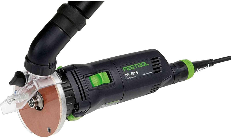 Festool Kantenfräse OFK 500 Q-Plus R3 (mit Abrundfräser, Absaughaube), im Systainer