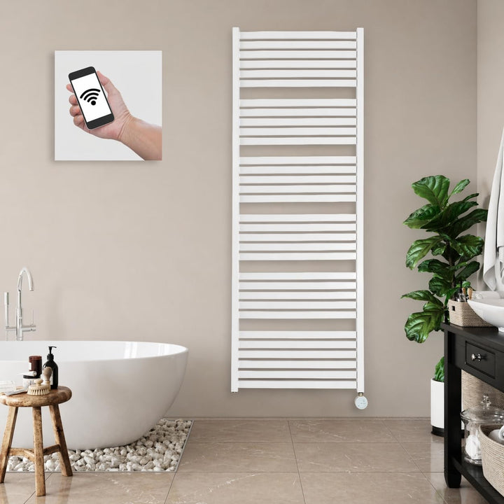 anapont Premium elektrischer Badheizkörper WiFi & Bluetooth 1680h x 600b | Marlin mit App-Steuerung,