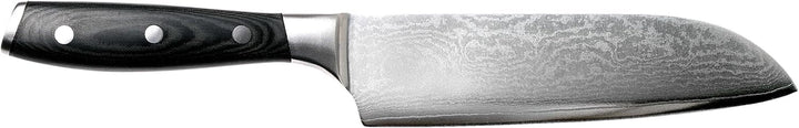 Eden Classic Damast Santoku 18 cm Küchenmesser EQ2030-318 Japanisches Kochmesser zum Schneiden und S