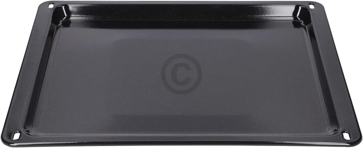 Backblech kompatibel mit Zanussi 3531939233 emailliertes Bleck für Backofen Dampfgarer 422x370x23 mm