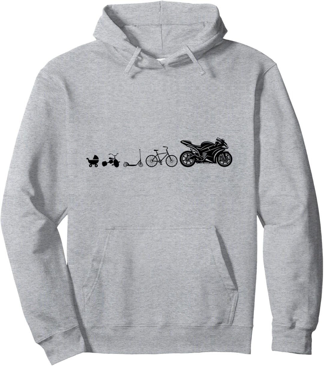 Evolution Geiles Motorrad Pullover Hoodie