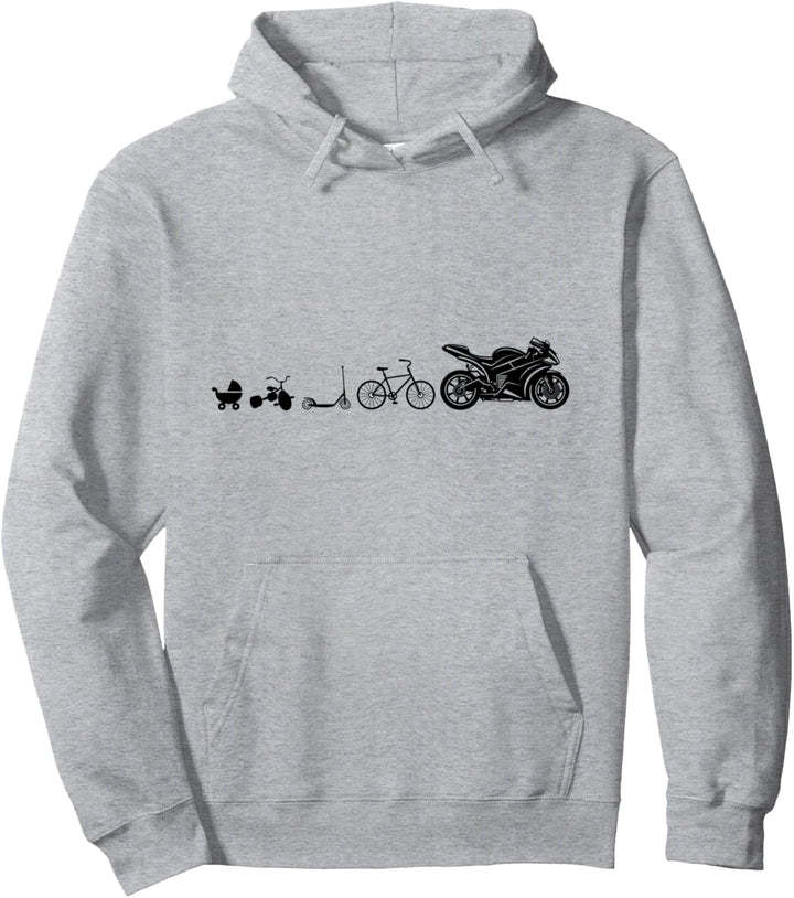 Evolution Geiles Motorrad Pullover Hoodie