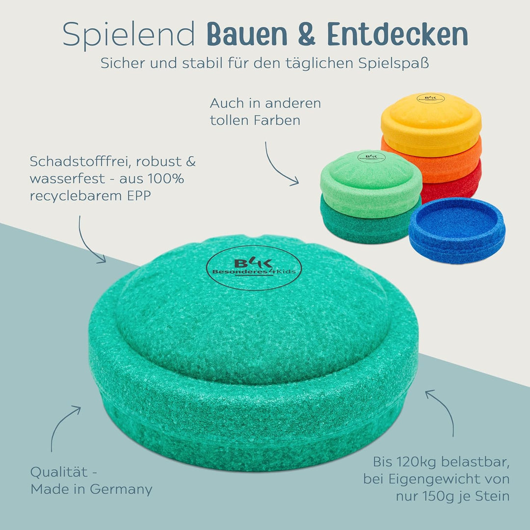 Stapelwelt MyFunStone Spielstein Balancierstein, Besonderes4Kids, kompatibel mit anderen Balancierst