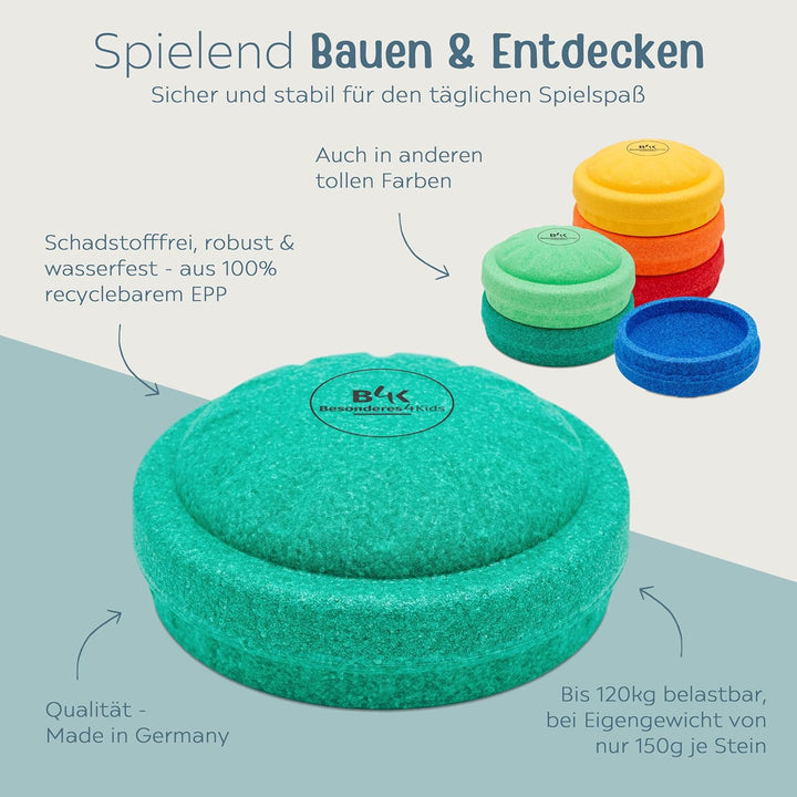 Stapelwelt MyFunStone Spielstein Balancierstein, Besonderes4Kids, kompatibel mit anderen Balancierst
