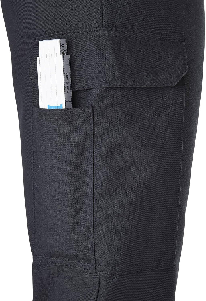 Pionier ® workwear Herren Cargohose mit Gummizug in schwarz (Art.-Nr. 8302) Grösse 52 Schwarz 52, Sc