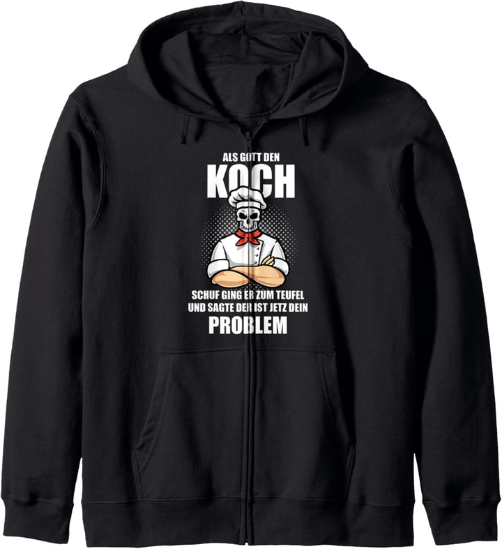 Koch Köche Köchin Kochen Chefkoch Küchenchef Küche Geschenk Kapuzenjacke