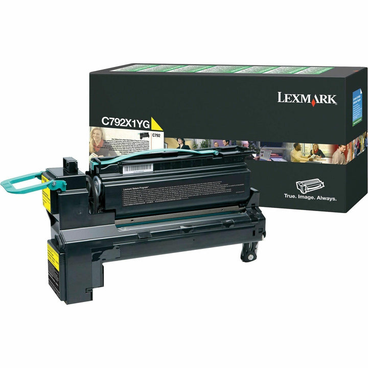 Lexmark C792X1YG C792 Tonerkartusche Standardkapazität Return Program 1er-Pack, 20.000 Seiten, gelb,