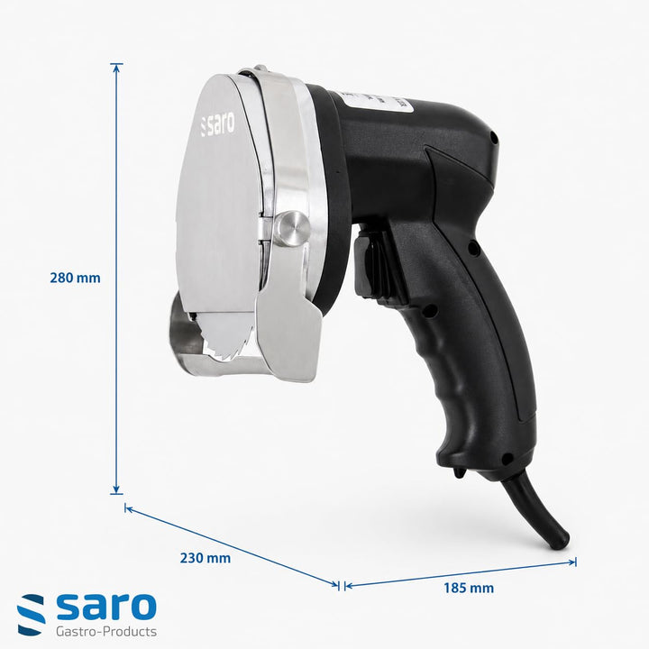 Saro 418-1020 ED 100 elektrisches Profi Schneidemesser für Döner und Gyros,