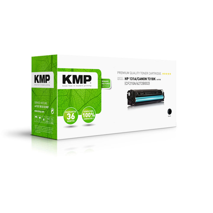 KMP Toner für HP LaserJet Pro 200 color Printer M251n/M251nw, H-T175, black