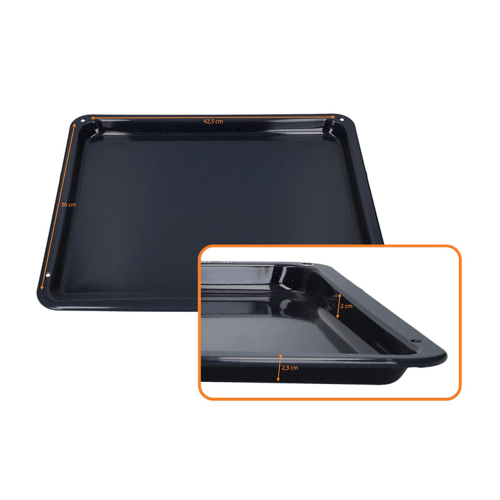 DL-pro Backblech 42,5x36x2,3cm emailliert für AEG Electrolux Juno 387028720/2 3870287202 387028720 f
