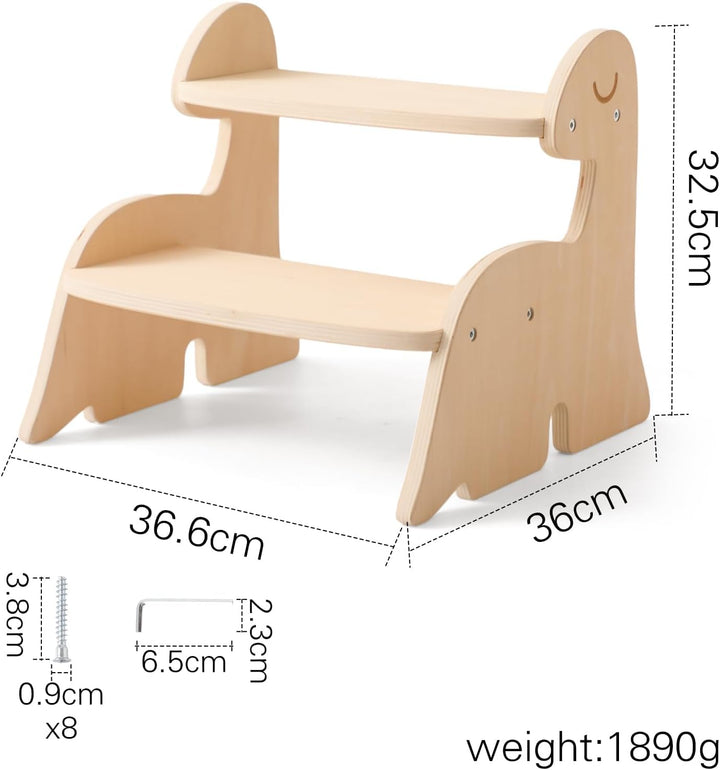 Promise Babe Tritthocker Kinder Holz Lernturm Montessori Holz Lernturm Für Kinder Dinosaur Baby Trit
