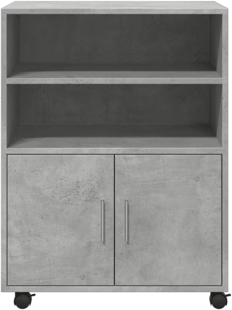 vidaXL Rollschrank, Büroschrank mit Stauraum, Aktenschrank für Wohnzimmer Büro, Bürocontainer Schran