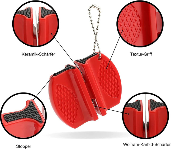 Marttiini Martef 36cm Filetiermesser, Klinge 23cm, beschichtet + LANSKY Crock Stick Messerschärfer/F