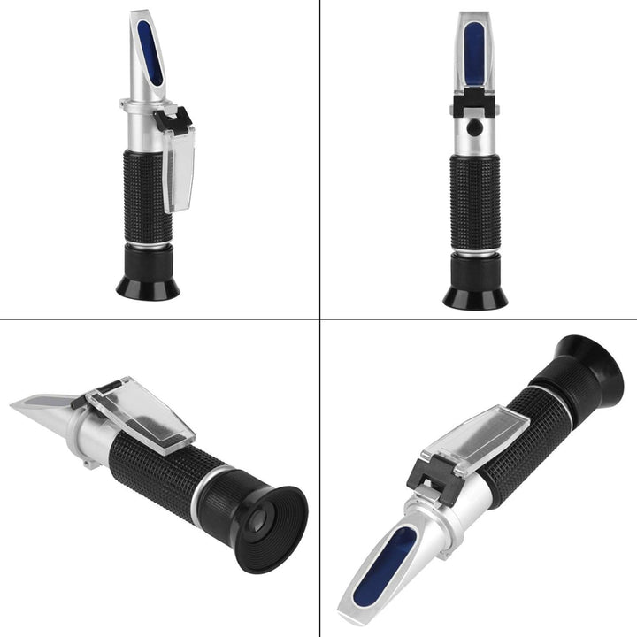 Professionelles handgehaltenes genaues Refraktometer Salzgehalt-Refraktometer 0-100 ‰ Schneidöl-Flüs