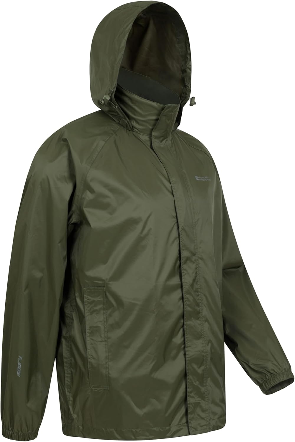 Mountain Warehouse Pakka Herren Wasserdicht Leichte verpackbare Regen Renn Sport Jacke XXS Dunkel Kh