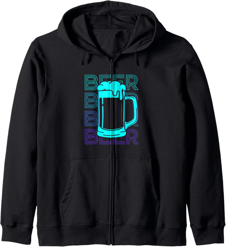 Bier Retro Bier Kapuzenjacke