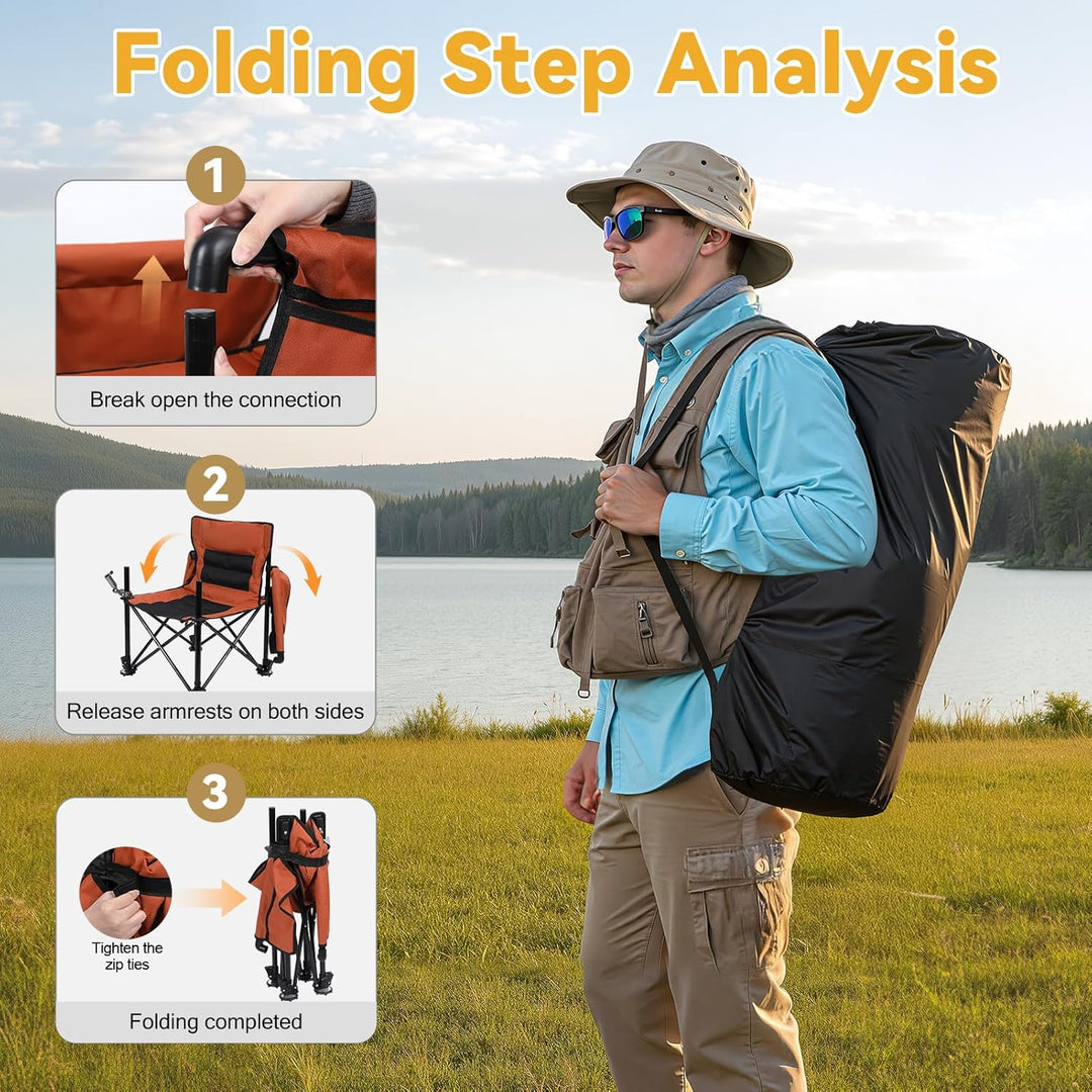 Klappbarer Campingtisch und Stuhl-Set, tragbarer Outdoor-Tisch für 4 Personen mit 4 Stühlen für Pick