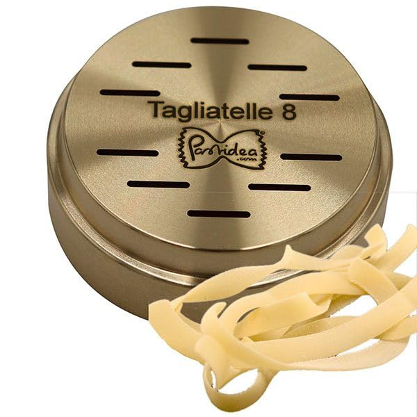 Pastidea Matrize Bronze - Tagliatelle 8x1 mm- kompatibel mit Kenwood Pasta Fresca oder mit Adapter a