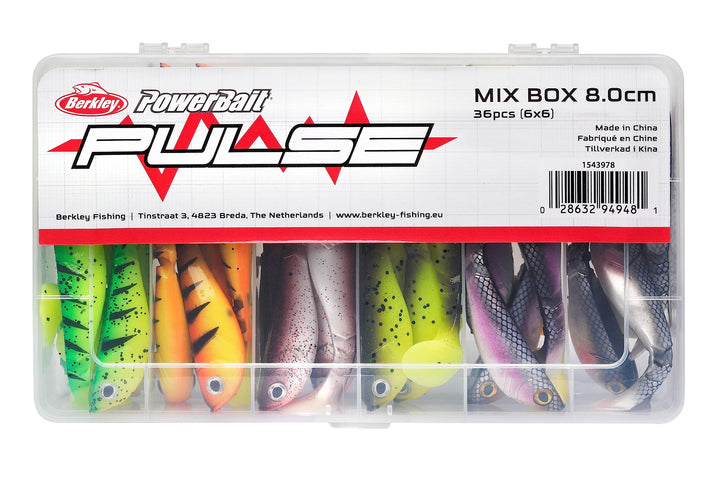 Berkley Pulse Shad Gummifisch-Set – Set aus weichen Paddelschwanz-Ködern für Hecht, Barsch, Köder fü