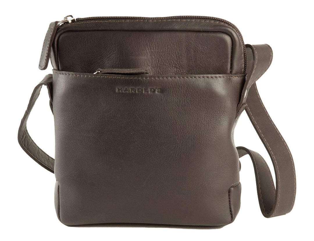 HAROLD'S Concepts Umhängetasche Leder 18 cm