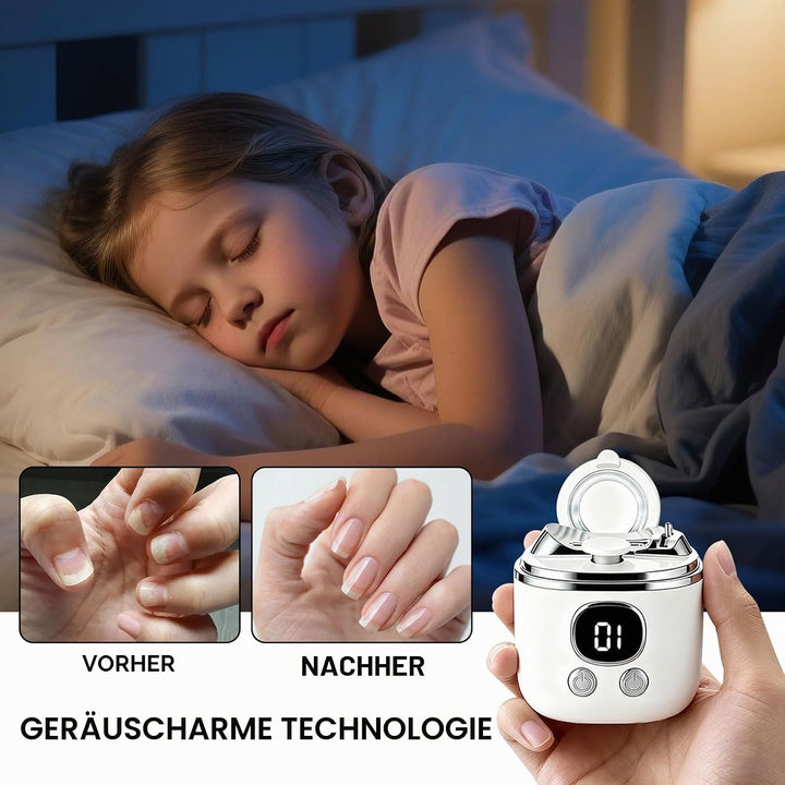 Nagelfräser, Elektrischer Nagelknipser 2 in 1 Polieren Automatisch Nagelschleifer Elektrisch, Elektr