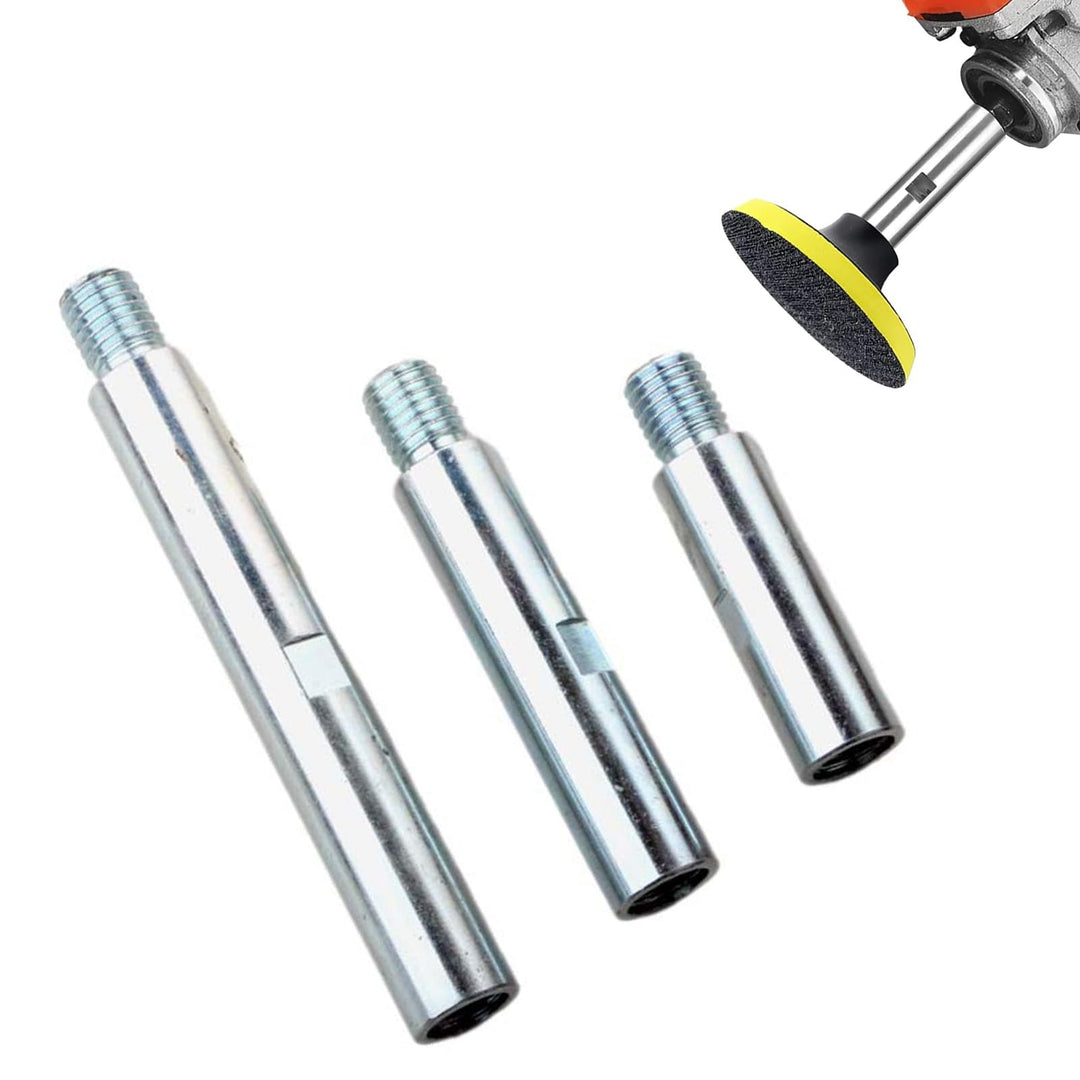 3 Stück Winkelschleifer Verlängerung, M14 Polisher Verlängerung Schaft Set Edelstahl M14 Winkelschle