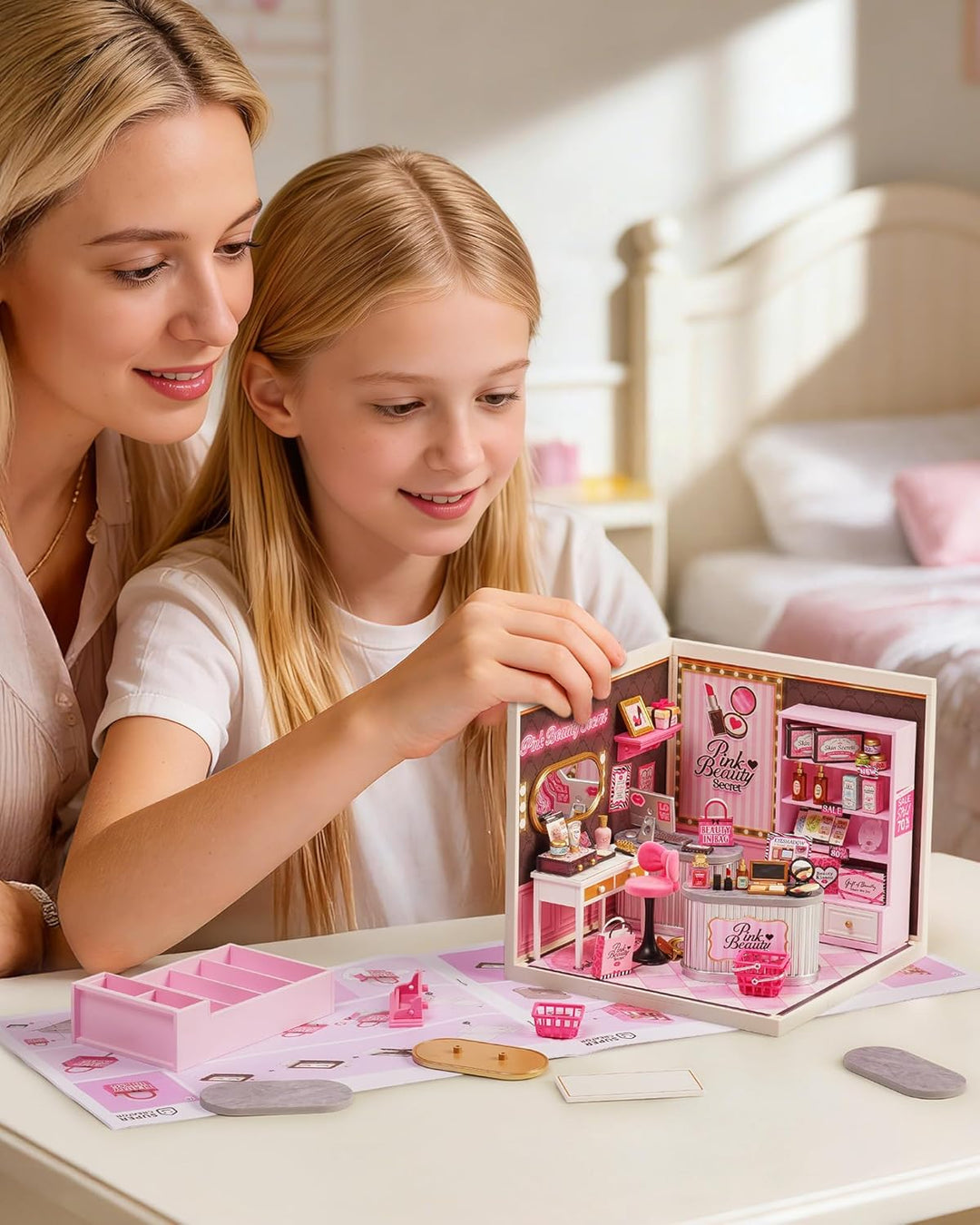 Rolife Super Creator DIY Miniature House Miniatur Haus Bausatz Selber Bauen Deko für Schreibtisch Bü