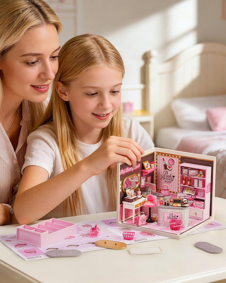 Rolife Super Creator DIY Miniature House Miniatur Haus Bausatz Selber Bauen Deko für Schreibtisch Bü