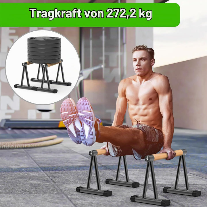 Dolibest Liegestützgriff, Calisthenics Parallettes Push up Griffe Fitness Handstand Boden rutschfest