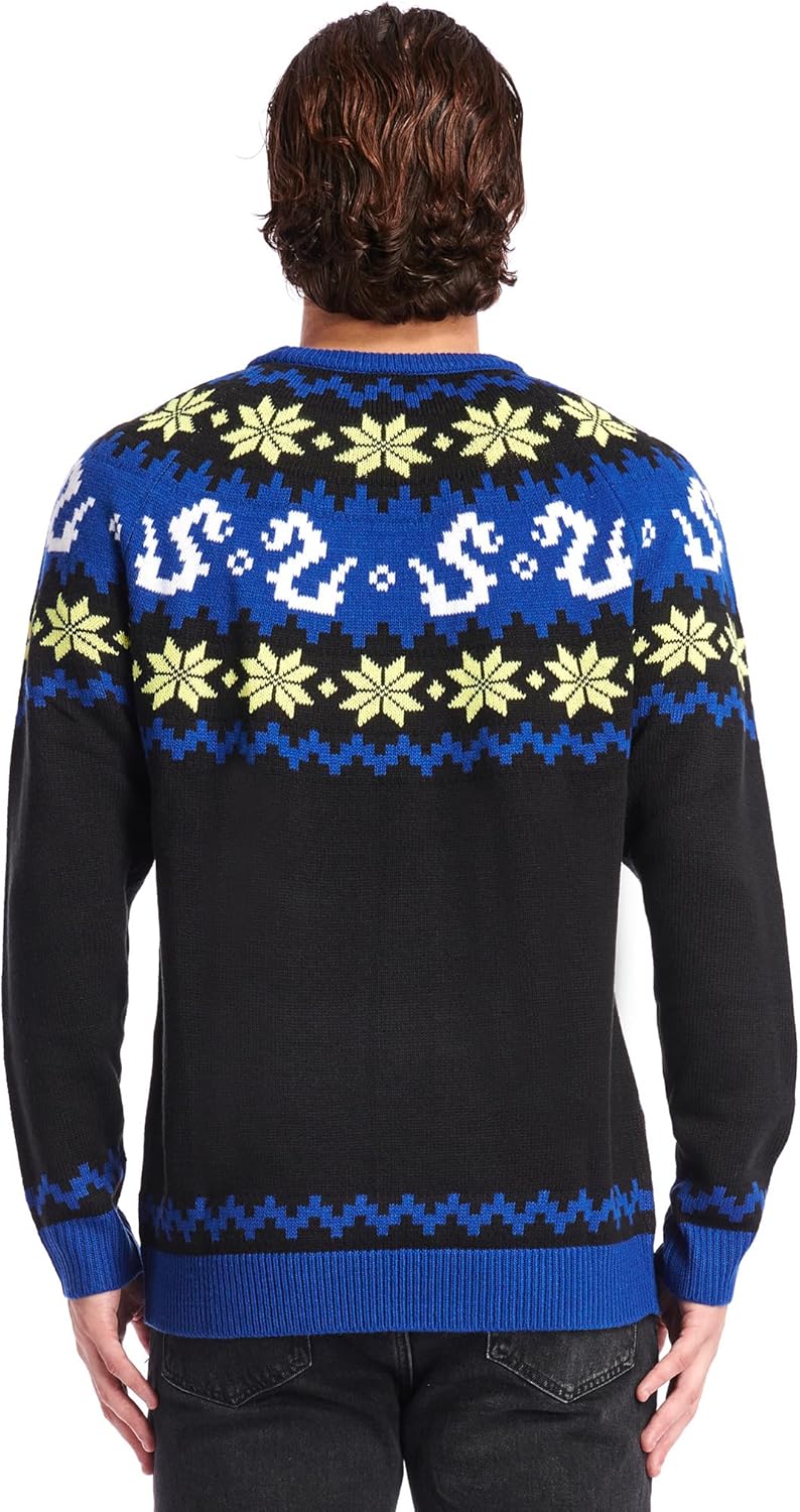 Inter Unisex Weihnachtspullover Pullover S Schwarzblau, S Schwarzblau