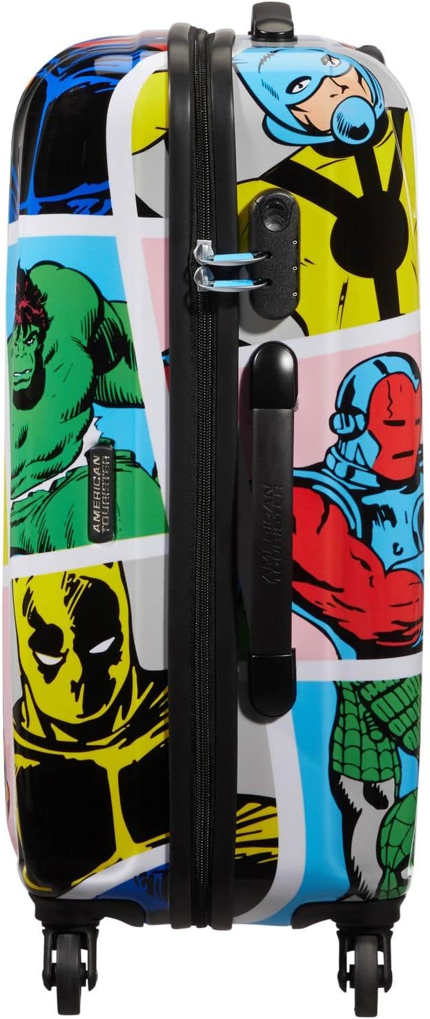 American Tourister Marvel Legends - Spinner M Koffer, 65 cm, 62.5 L, Mehrfarbig (Marvel Pop Art) Meh