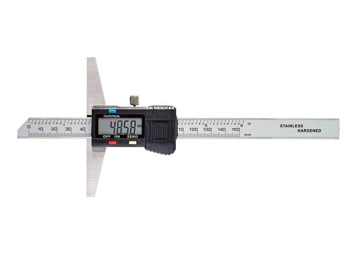WABECO Tiefenmessschieber 150 mm digital Tiefenmesser Tiefenmass Tiefenmessgerät Messschieber