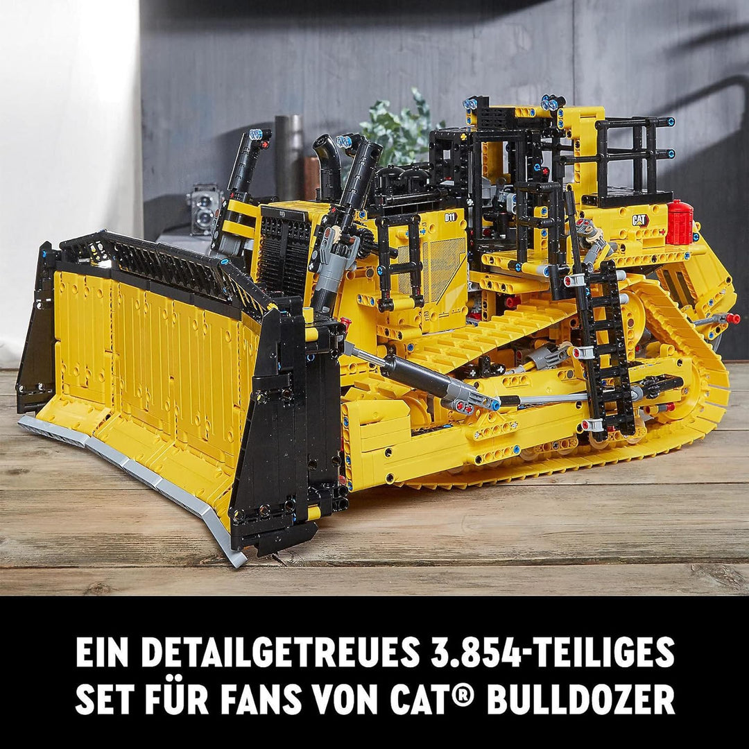 LEGO 42131 Technic Appgesteuerter Cat D11 Bulldozer, Set für Erwachsene, ferngesteuerte Autos, Gesch