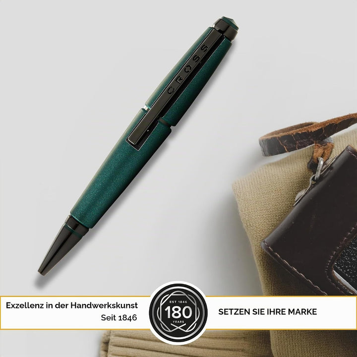 Cross Edge Rollerball (Strichstärke M, Schreibfarbe: schwarz, nachfüllbar, inkl. Premium Geschenkbox