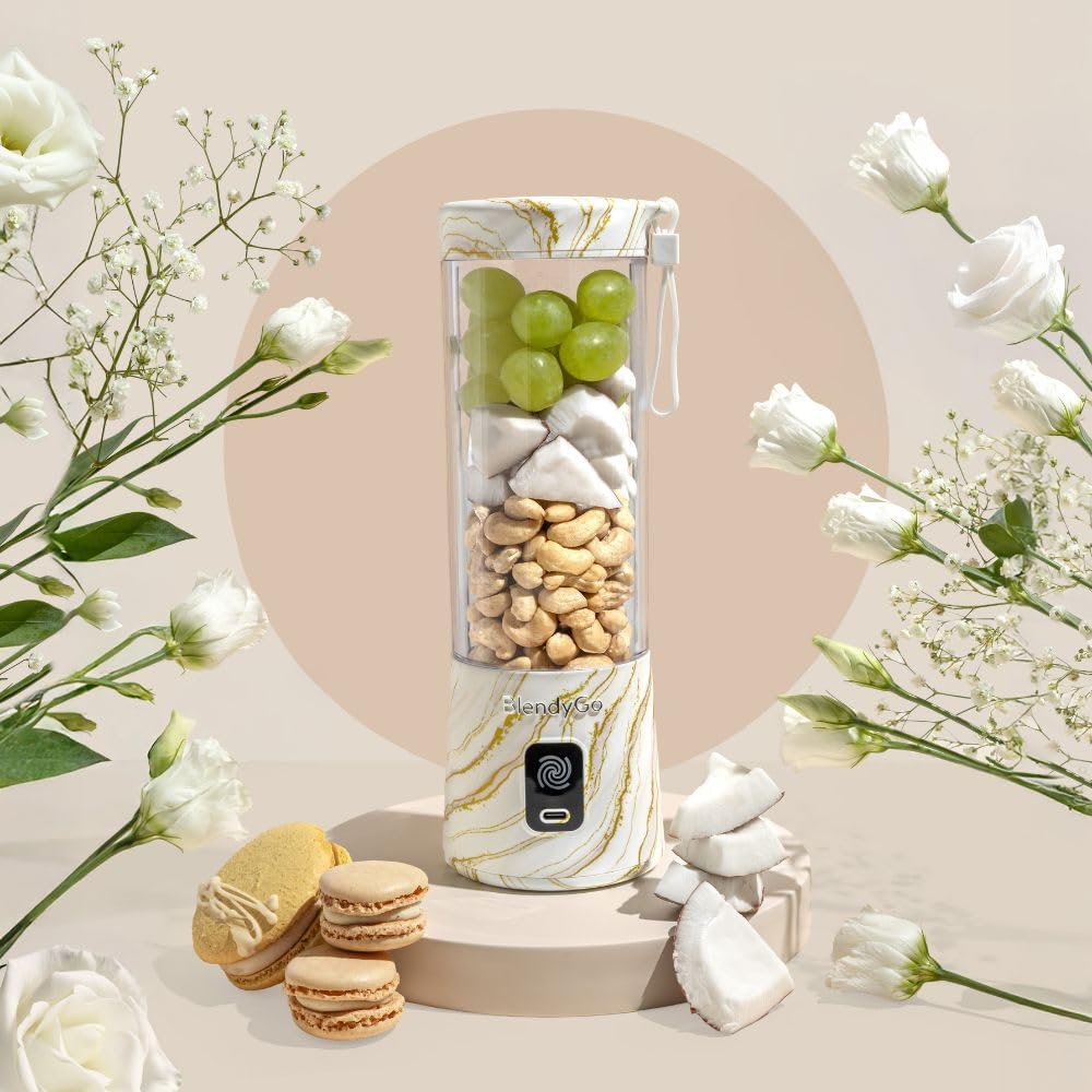BlendyGo 3 Tragbarer Mixer, Blender, Mini Standmixer, 550 ml, Smoothie maker, Mixer smoothie maker t