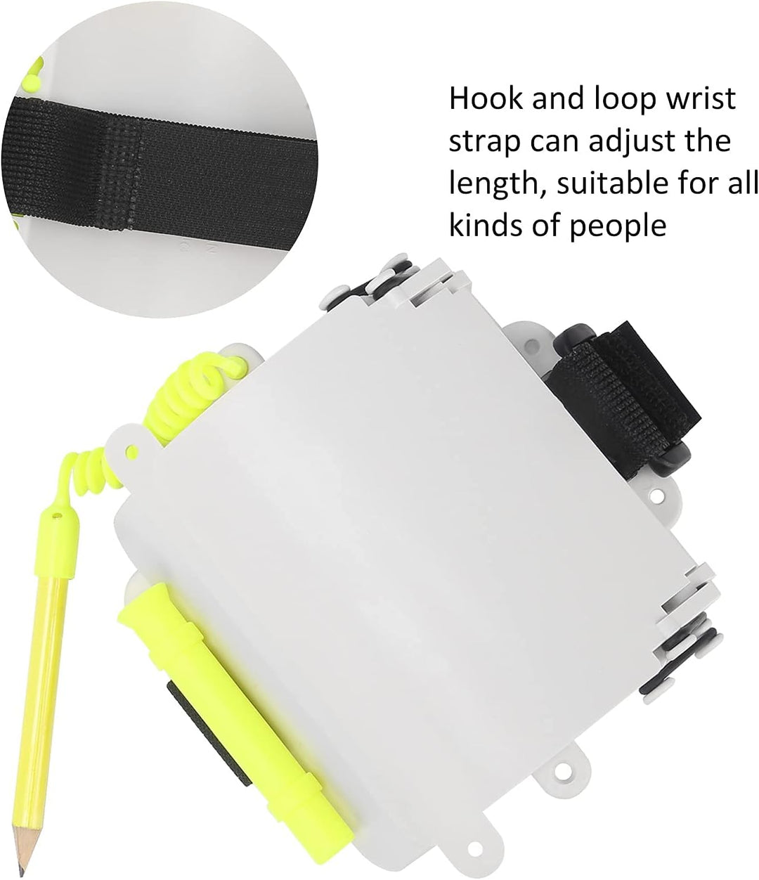 Les-Theresa Tauchen Handgelenk Schiefer Unterwasser verstellbare Schreibtafel mit Dehnbar Bleistift,