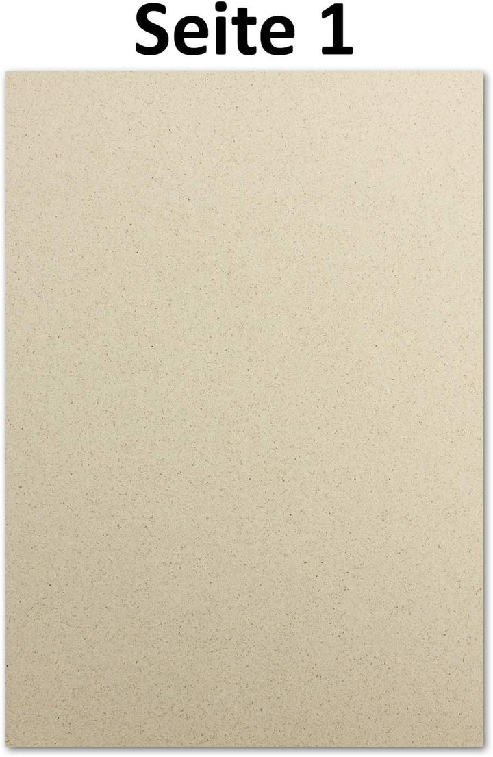 700x ÖKO Briefpapier aus Graspapier DIN A4 - Recycling Papier 120 g/m² - Umwelt Bastelpapier für Ein