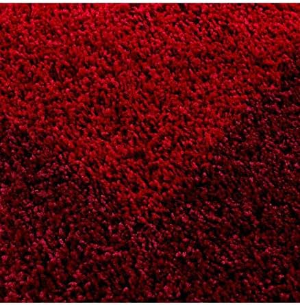 Carpettex Hochflor Teppich Wohnzimmer Shaggy Flokati Teppich Modern Bordüre Design 80 x 250 cm Flur