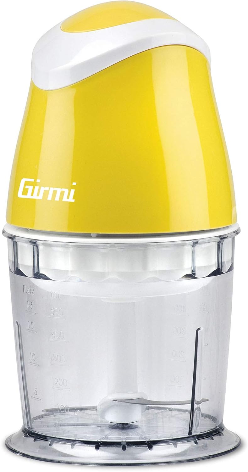 Girmi TR01 Zerkleinerer, 350 W, Klingen aus Edelstahl, Sicherheitsvorrichtung, PULSE-Betrieb, 500 ml