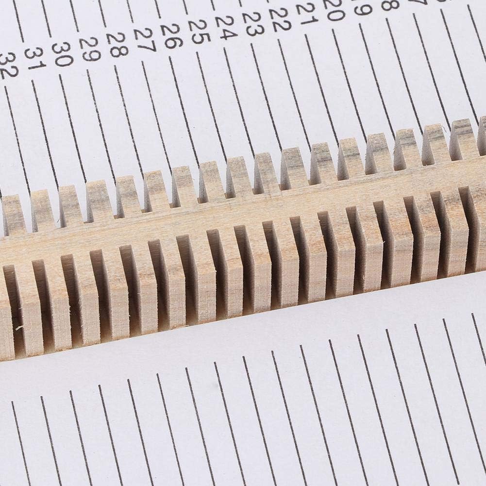 100PCS Reines Massivholz handgefertigt Biologie Glas vorbereitet Mikroskop Objektträger Proben Holzd