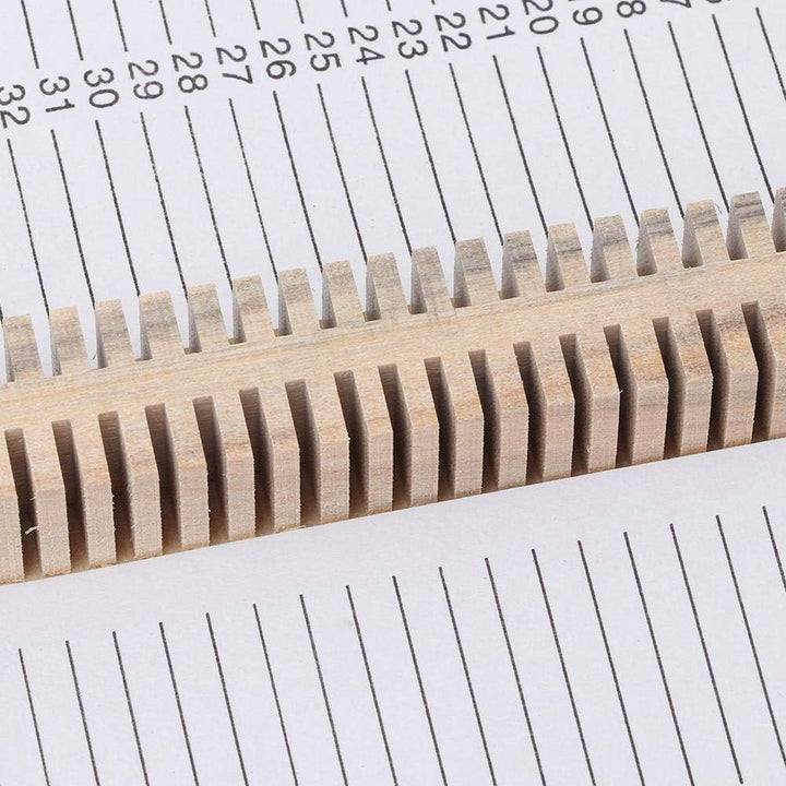 100PCS Reines Massivholz handgefertigt Biologie Glas vorbereitet Mikroskop Objektträger Proben Holzd