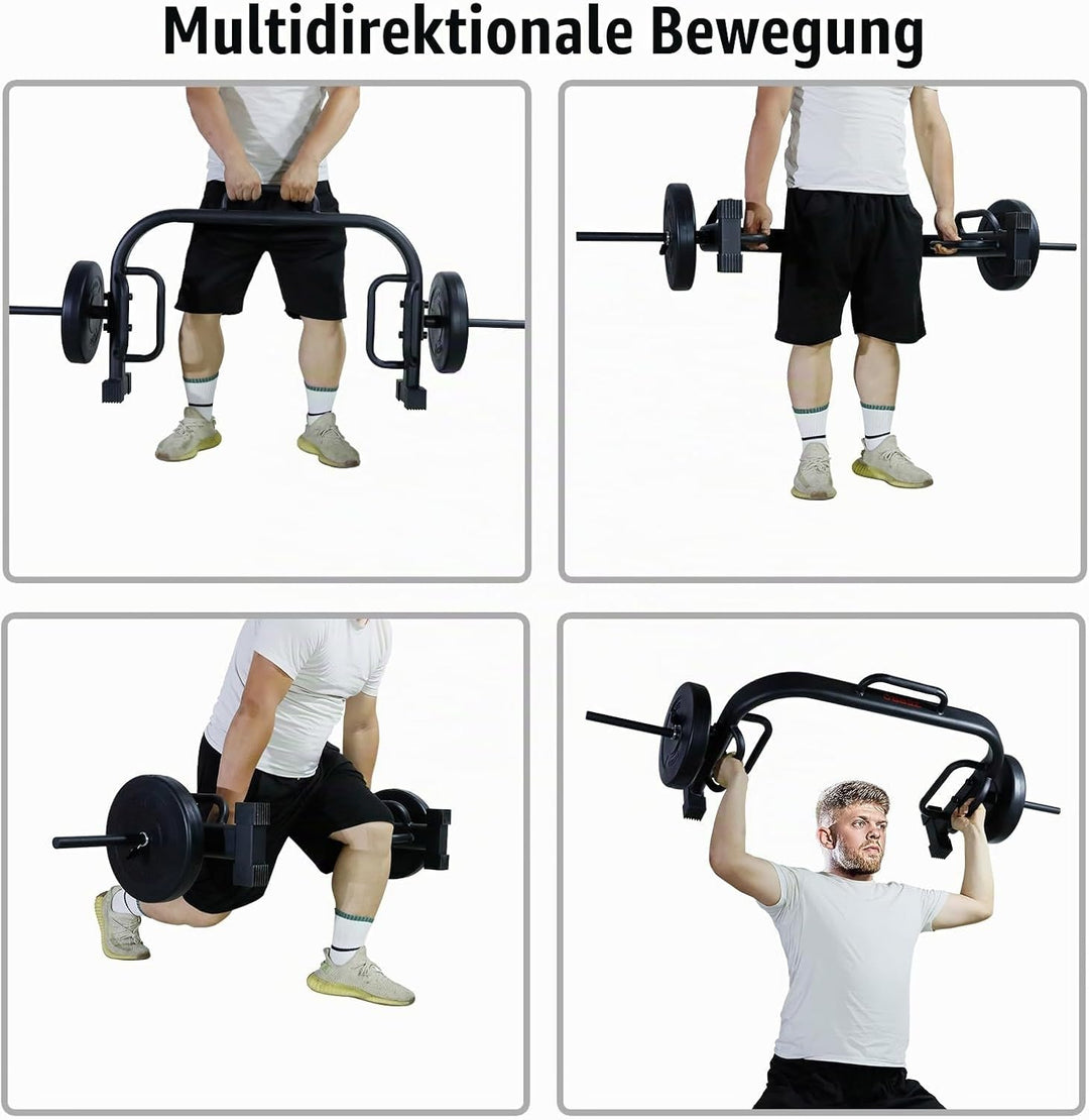 ZERRO Hex Bar Trap Bar Hexagon Hantelstange Olympic Bar für Kniebeugen Kreuzheben Schulterheben mit