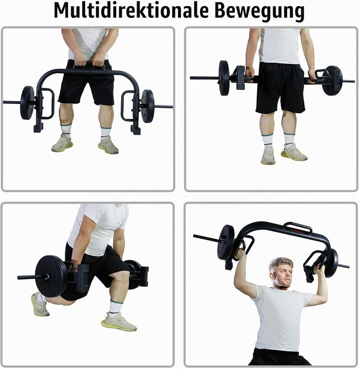 ZERRO Hex Bar Trap Bar Hexagon Hantelstange Olympic Bar für Kniebeugen Kreuzheben Schulterheben mit