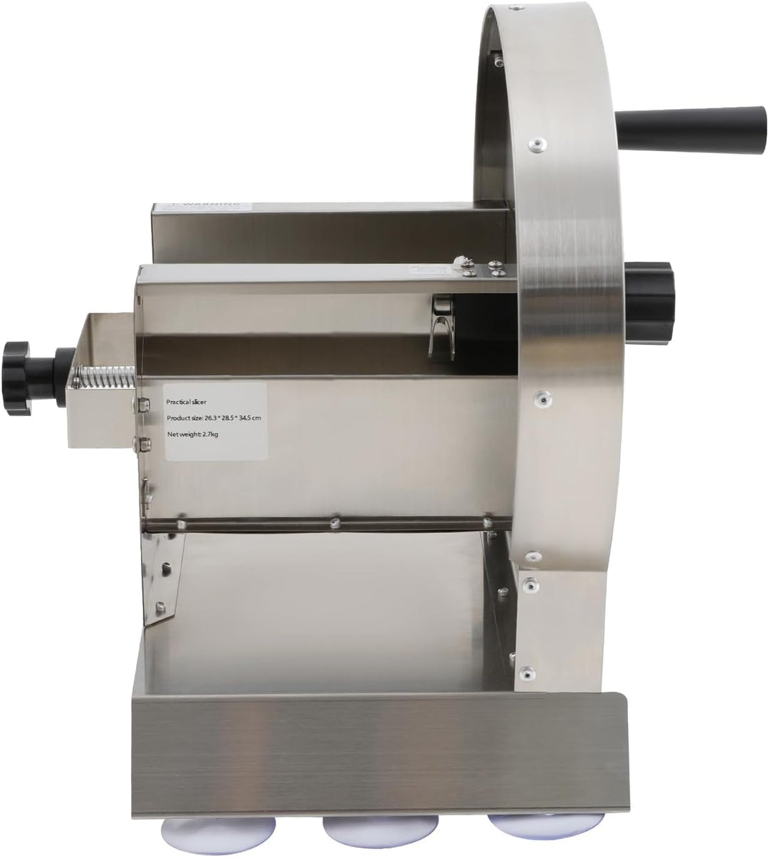 Manueller Gemüseschneider 0,1-10mm Schneidemaschine | grossen Einfüllöffnung, verstellbare Gemüsehob