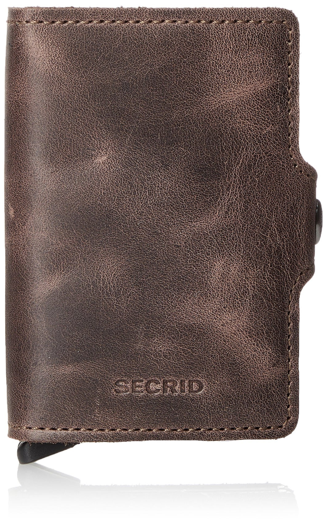Bric's Doppelbrieftasche aus Leder in Vintage-Optik, Braun