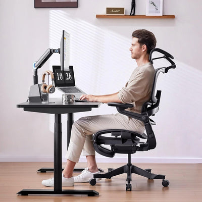 HINOMI H1ProV2 Bürostuhl Ergonomisch, Ergonomischer Bürostuhl mit 3D-Kopfstütze,Bürostuhl mit Fussst