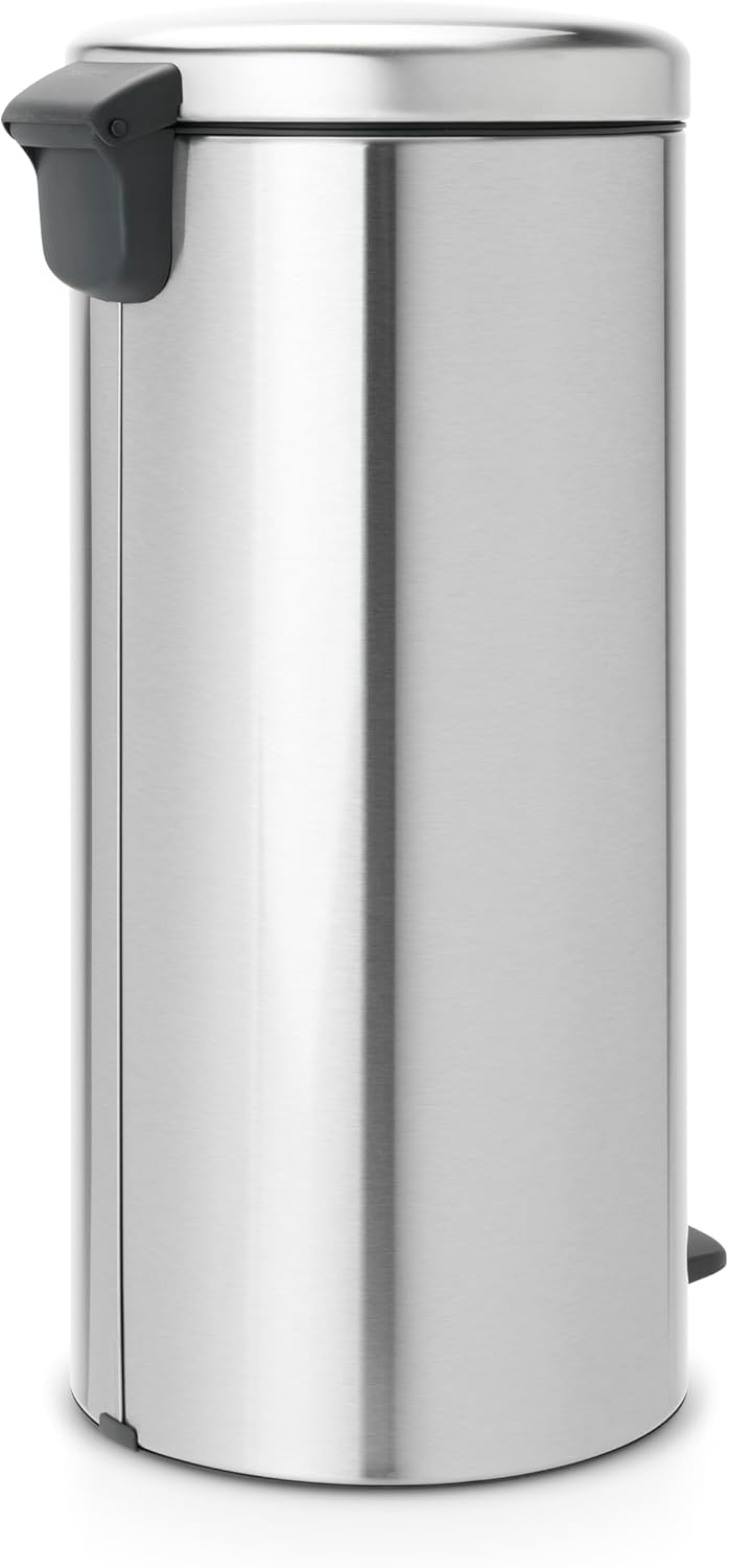 Brabantia 111822 Treteimer 30 L Silber,Plastik,Matt Stahl Fingerprint Proof,30 Liter Matt Stahl Fing