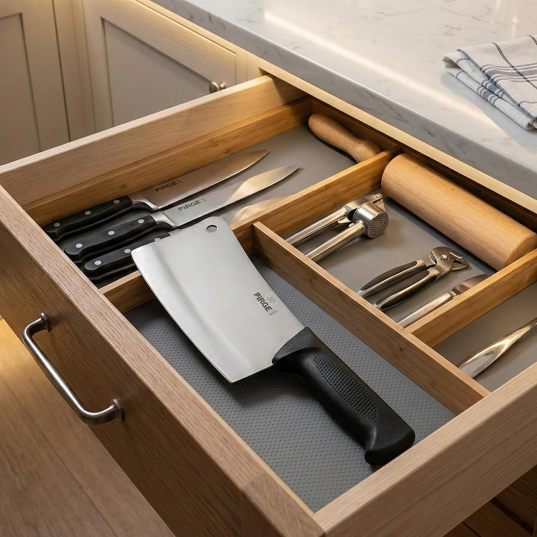 Pirge Butcher's Hackbeile 19 cm Schwarz Langen Griff Fleischbeile - Exzellenter Schärfe Metzgerbeil