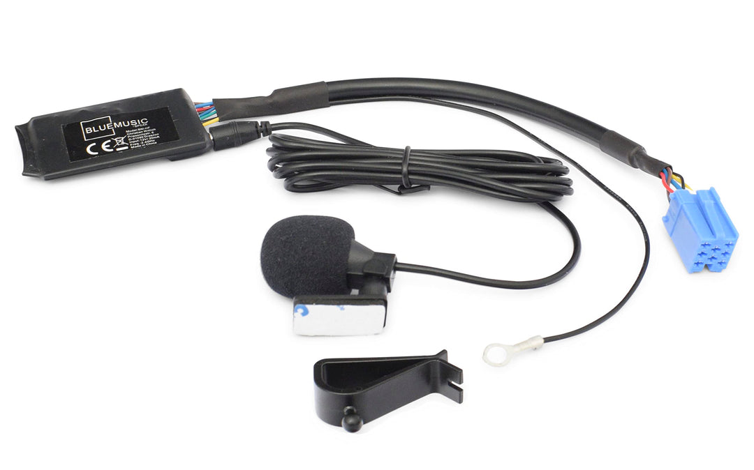 BlueMusic Bluetooth Freisprechen Audio Adapter kompatibel mit 8pin Mini-ISO Audi Chorus 2, Concert S