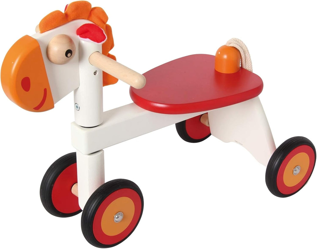 I'm Toy Bartl 111556 Rutscher Pferd aus Holz, Spitzen Qualität